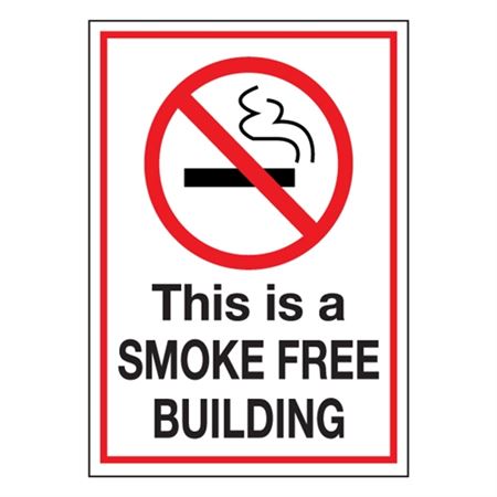 This is a Smoke Free Building - Decal